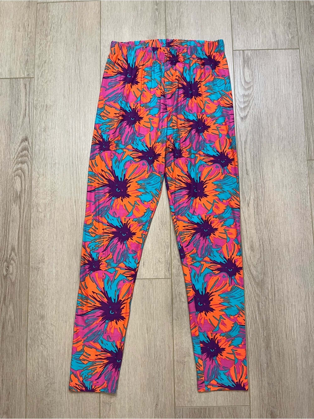 SWEETLEGS Colourful Floral Print Leggings - FREE SHIPPING on Bundles $95+